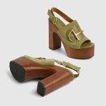 Gucci Women’s platform sandal with Horsebit - Image 3